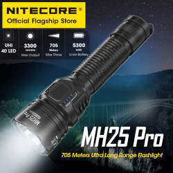 NITECORE MH25 Pro Flashlight USB-C Rechargeable NITECORE MH25 Pro Flashlight USB-C Rechargeable
