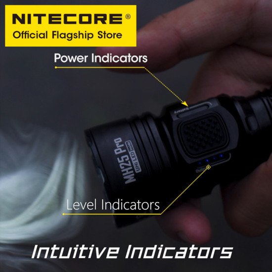 NITECORE MH25 Pro Flashlight USB-C Rechargeable NITECORE MH25 Pro Flashlight USB-C Rechargeable