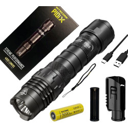 NITECORE P10iX Rechargeable Powerful 4000 Lumens USB C-Type Tactical Flashlight NITECORE P10iX Rechargeable Powerful 4000 Lumens USB C-Type Tactical Flashlight