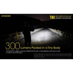 Nitecore Tiki Keychain Flashlight with UV High CRI Lights, 300 Lumens USB Rechargeable Nitecore Tiki Keychain Flashlight with UV High CRI Lights, 300 Lumens USB Rechargeable