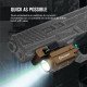 OLIGHT Baldr S 800 Lumens Compact Rail Mount Weaponlight with Green Beam and White LED Combo