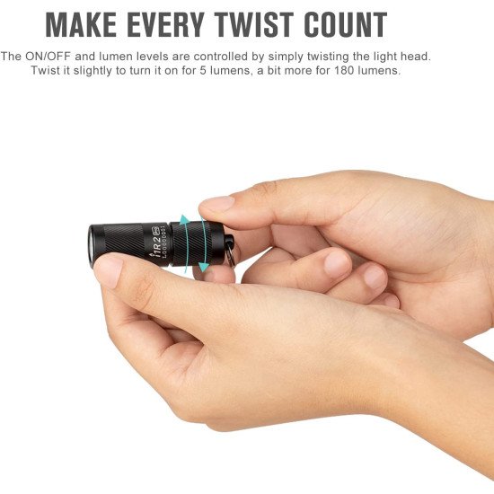 OLIGHT I1R 2 Pro 180 Lumens EDC Keychain Flashlight OLIGHT I1R 2 Pro 180 Lumens EDC Keychain Flashlight