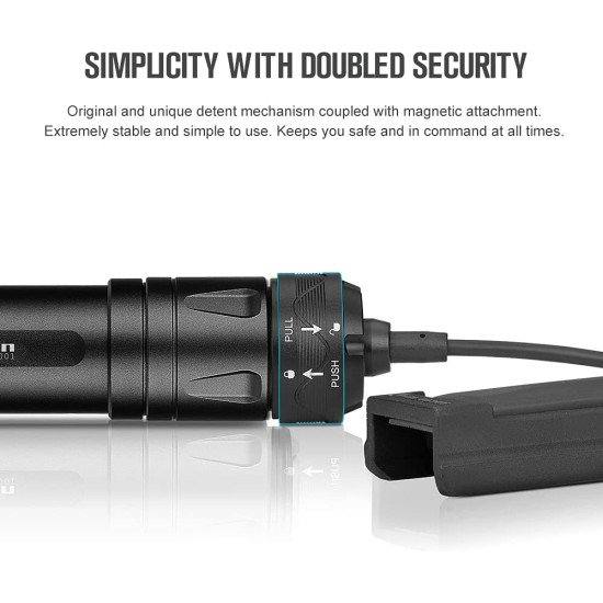 OLIGHT Odin 2000 Lumens Picatinny Rail Mounted Rechargeable Tactical Flashlight