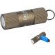 OLIGHT i1R 2 EOS 150 Lumens Tiny Rechargeable Keychain Flashlight EDC Desert Tan