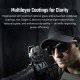 Osight C 3 MOA Dot & 32 MOA Circle Multi-Reticle System Red Dot Sight with Large Window and Side-Loading Battery