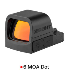 Osight K 6 MOA Red Dot Sight with RMSc Footprint and Side-Loading Battery