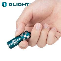 Olight i17 Checkered Flag USB-C Rechargeable EDC Keychain Flashlight