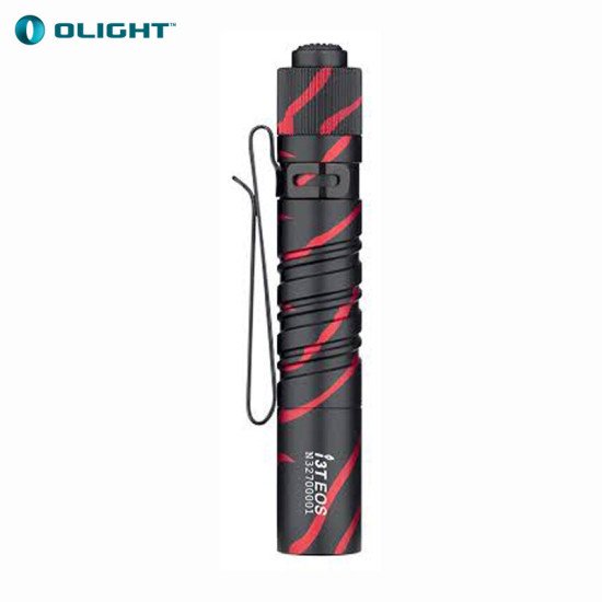 Olight I3T EOS Black Lava EDC Slim Tail Switch Flashlight, 180 Lumens