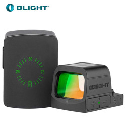 OLIGHT Osight S Multi-Reticle Micro Enclosed Sight with Charging Cover, 2 MOA Dot & 32 MOA Circle for RMSc Footprint OLIGHT Osight S Multi-Reticle Micro Enclosed Sight with Charging Cover, 2 MOA Dot & 32 MOA Circle for RMSc Footprint