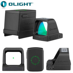 OLIGHT Osight 3 MOA Rechargeable Green Dot Open Reflex Sight with Charging Cover, Tactical Parallax-Free Sight, Picatinny Mount Compatible