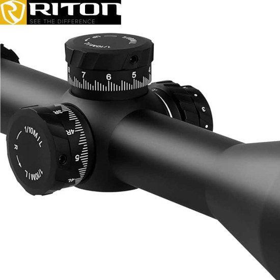 Riton Optics Series 7 CONQUER 4-32X56 FFP MRAD Illuminated PSR Reticle Made in Japan