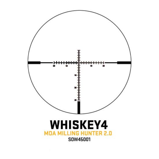 SIG SAUER WHISKEY4 5-20X50MM EXPOSED ZERO STOP NON ILLUMINATED FFP SIG SAUER WHISKEY4 5-20X50MM EXPOSED ZERO STOP NON ILLUMINATED FFP