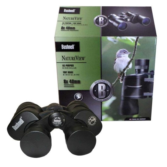 Bushnell Binoculars NatureView 8x40 for Boating, Hiking, and Camping