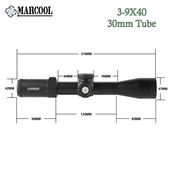 Marcool Optics ALT 3-9X40 Scope 30mm Tube Marcool Optics ALT 3-9X40 Scope 30mm Tube