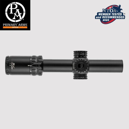 Primary Arms SLx 1-6x24mm SFP Rifle Scope Gen IV - Illuminated ACSS Nova Fiber Wire Reticle - Red Dot Bright™