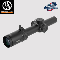 Primary Arms SLx 1-6x24mm SFP Rifle Scope Gen IV - Illuminated ACSS Nova Fiber Wire Reticle - Red Dot Bright™