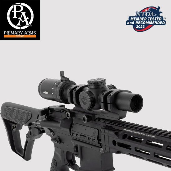 Primary Arms SLx 1-6x24mm SFP Rifle Scope Gen IV - Illuminated ACSS Nova Fiber Wire Reticle - Red Dot Bright™