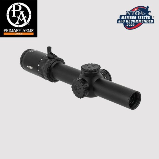 Primary Arms SLx 1-6x24mm SFP Rifle Scope Gen IV - Illuminated ACSS Nova Fiber Wire Reticle - Red Dot Bright™