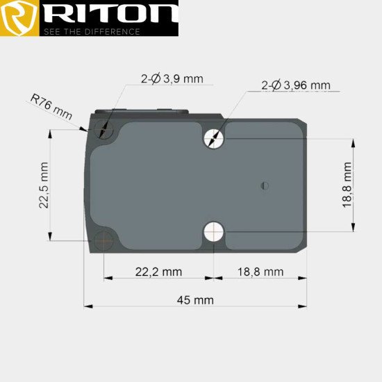 RITON X3 TACTIX PRD RED DOT