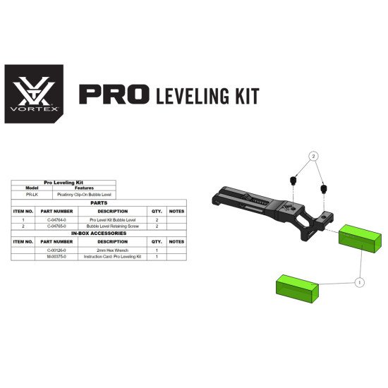 Vortex Optics Pro Leveling Kit