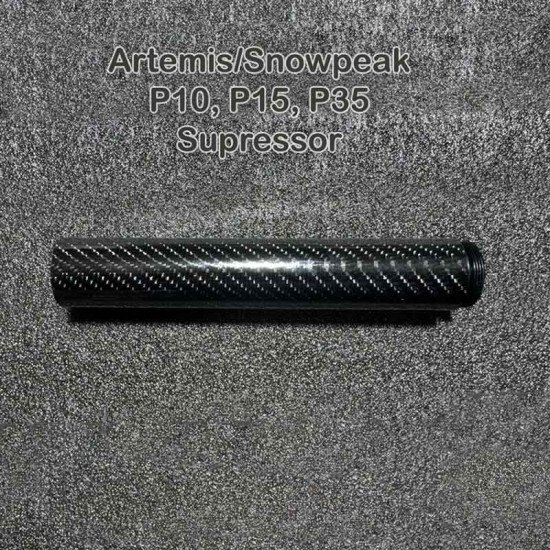Artemis Snowpeak PCP Airguns Suppressor for P10, P15, P35 Artemis Snowpeak PCP Airguns Suppressor for P10, P15, P35