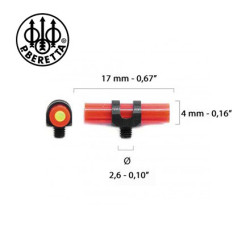 Beretta Shotgun Green Heart Front Sight (0.67") 