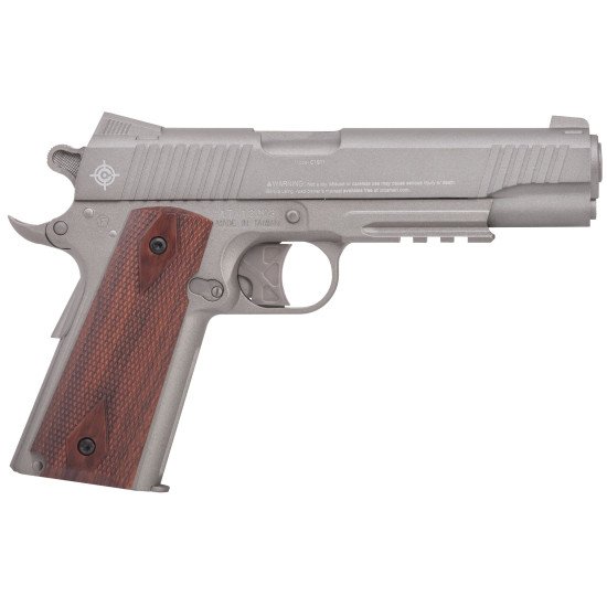 Crosman 1911 (Silver) CO2-powered Pellet Pistol Crosman 1911 (Silver) CO2-powered Pellet Pistol