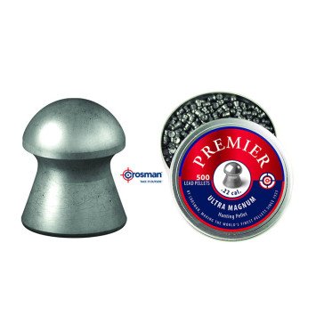Crosman Domed 14.3 gr Premier Pellets .22 Cal. Crosman Domed 14.3 gr Premier Pellets .22 Cal.