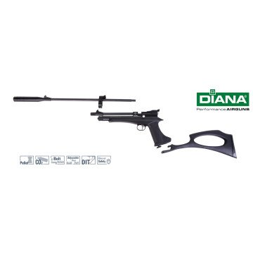 DIANA CHASER CO2 POWERED RIFLE SET 5.5MM Cal.