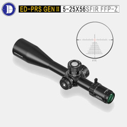 Discovery Optics ED-PRS GENⅡ 5-25X56 SFIR  FFP MRAD ZERO-STOP 34MM Professional Scope