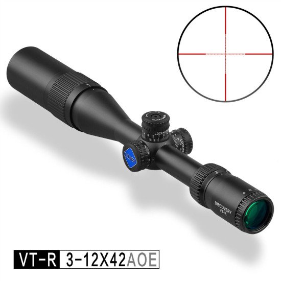 Discovery Optics Scope VT-R 3-12X42AOE IR Half Mildot