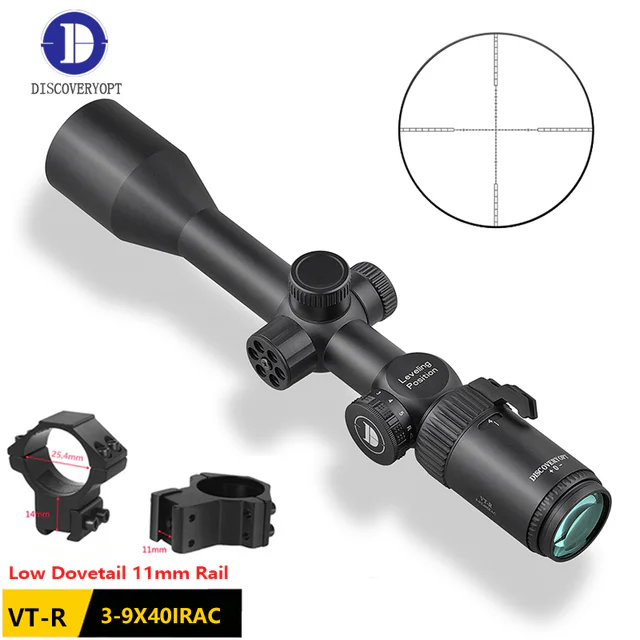 Discovery Optics VT-R 3-9X40 IRAC Scope - Hunting, Shooting