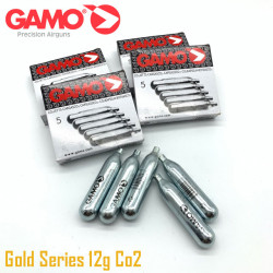 Gamo 12g CO2 Cartridge Pack of 5 Capsules