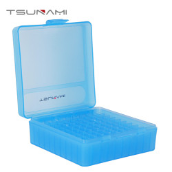 Tsunami Plastic Pistol Ammo Boxes for 30 bore, 38 Spec., 357 Mag., 38 Auto Colt, 32 H&R Mag TB-905