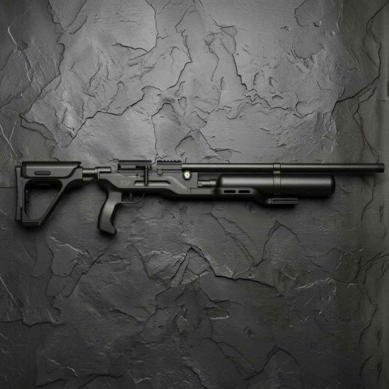 NOVA VISTA ACUTAC TACTICAL PCP AIR RIFLE CARBON FIBER BOTTLE A1-B Cal 22 - Black NOVA VISTA ACUTAC TACTICAL PCP AIR RIFLE CARBON FIBER BOTTLE A1-B Cal 22 - Black