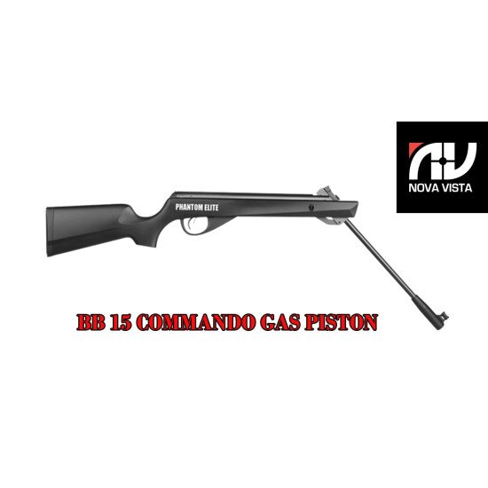 NOVA VISTA BB15 COMMANDO AIR GUN 5.5MM/0.22 Cal. with GAS PISTON NOVA VISTA BB15 COMMANDO AIR GUN 5.5MM/0.22 Cal. with GAS PISTON