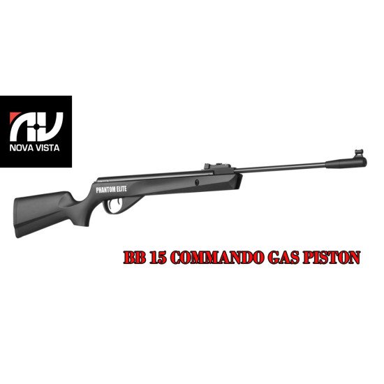 NOVA VISTA BB15 COMMANDO AIR GUN 5.5MM/0.22 Cal. with GAS PISTON NOVA VISTA BB15 COMMANDO AIR GUN 5.5MM/0.22 Cal. with GAS PISTON