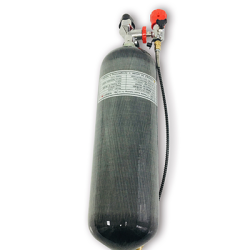 Acecare Carbon Fiber Scuba Tank 6.8 L With Valve and Filling Kit