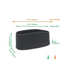 Gun Butt Buffer for Rifle/Shotgun, Slip on Recoil Pad Butt Gun Protector Stock Gun Butt Buffer for Rifle/Shotgun, Slip on Recoil Pad Butt Gun Protector Stock