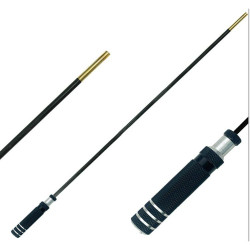 Gun Cleaning Rod One Piece Long Carbon Fiber Rotating Handle 5mm and 7mm