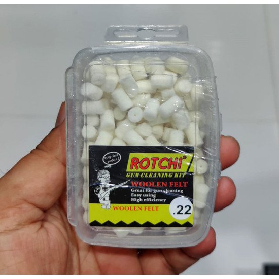 Rotchi Gun Chamber Cleaning Felt Star Pad for .22 Caliber Rotchi Gun Chamber Cleaning Felt Star Pad for .22 Caliber