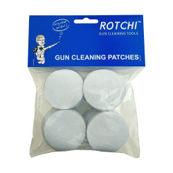 Rotchi Round Shape Cotton Cloth Gun Cleaning Patches for .45 - 20G Caliber