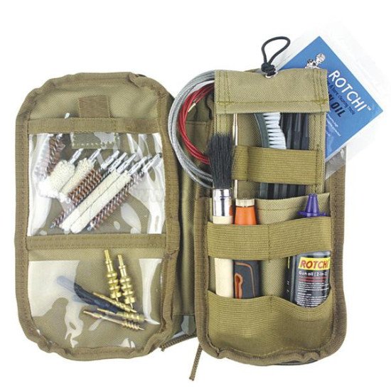 Universal Tactical Gun Cleaning Kit for .177, .22, .30, .357/.38, .40/.41, .44/.45 Calibers Universal Tactical Gun Cleaning Kit for .177, .22, .30, .357/.38, .40/.41, .44/.45 Calibers