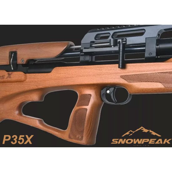 Snowpeak P35X Wood Air Rifle .22 Cal. with Power Plenum Snowpeak P35X Wood Air Rifle .22 Cal. with Power Plenum