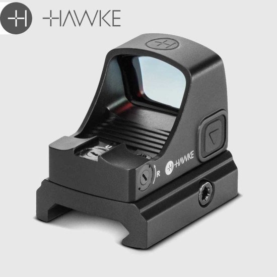 Hawke Endurance Reflex Sight 3 MOA Dot Weaver Rail and RMSc Mount Hawke Endurance Reflex Sight 3 MOA Dot Weaver Rail and RMSc Mount