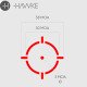Hawke Endurance Reflex Sight 3 MOA Dot Weaver Rail and RMSc Mount Hawke Endurance Reflex Sight 3 MOA Dot Weaver Rail and RMSc Mount