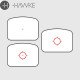 Hawke Endurance Reflex Sight 3 MOA Dot Weaver Rail and RMSc Mount Hawke Endurance Reflex Sight 3 MOA Dot Weaver Rail and RMSc Mount