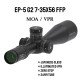 Arken Optics EP5 GEN2 7-35X56 RifleScope FFP VPR MOA Illuminated Reticle with Zero Stop 34mm Tube Arken Optics EP5 GEN2 7-35X56 RifleScope FFP VPR MOA Illuminated Reticle with Zero Stop 34mm Tube