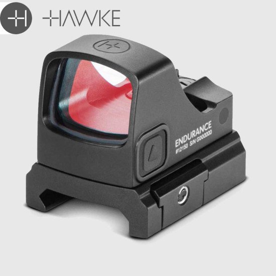 Hawke Endurance Reflex Sight 3 MOA Dot Weaver Rail and RMSc Mount Hawke Endurance Reflex Sight 3 MOA Dot Weaver Rail and RMSc Mount