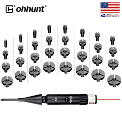 Ohhunt® Optics Bore Sight Kit Red with 32 Adapters fit 0.17 to 12GA